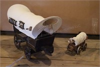 Large & Small Decorative Covered Wagons
