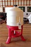 5 Gallon Poly Chicken Waterer on Stand