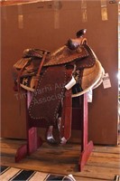 Western Saddlery Hand Worked Western Saddle