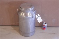 "Twin Pines Farm Dairy" Stainless Milk Can