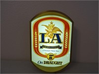 Anheuser-Busch LA On Draught Lighted Sign