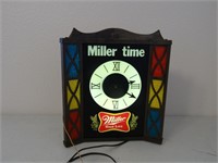 Miller High Life "Miller Time" Lighted Clock