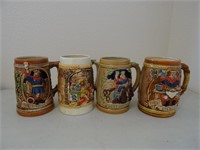 Pabst Blue Ribbon Holiday Steins