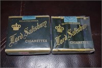 2 Lord Salisburg cigarettes