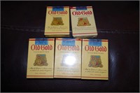 5 Old Gold Cigarettes Sample packs
