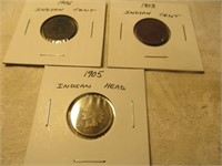 1903, 1905, 1906 Indian Head Cents