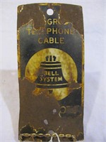 Antique Porcelain Bell System sign