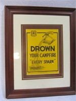 Drown Your Campfire "Every Spark" sign