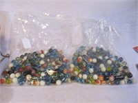 2 bags of marbles