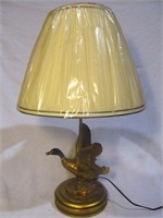 Brass duck lamp