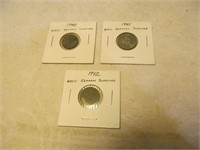 1940, 1941, 1942 Nazi German coins