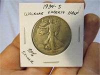 1934-S Walking Liberty Half Dollar