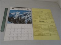 1980s Beaver Dam Business Calendars