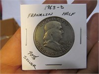 1963-D Franklin Half Dollar
