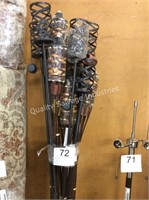 1 LOT TIKI TORCHES