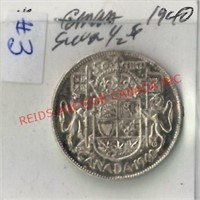 CANADIAN 1940 50 CENT PIECE