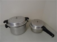 Mirro-Matic 8qt & 4qt Pressure Cookers