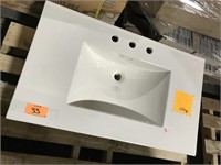 36" Porcelain Vanity Top