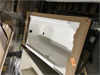 54" Enambled Steel Bath Tu1