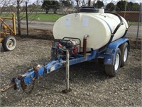 Custom 550 Gallon Water Tender Trailer