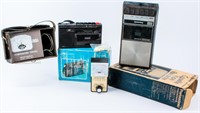 4 Vintage Electronics Temp Mag Meter Tape Recorder