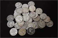 $10.00 Washington Silver Quarters Mixed Dates