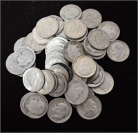$5.00 Face Value Silver Roosevelt Dimes
