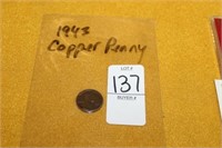 1943 COPPER PENNY (POSSIBLE REPLICA)