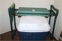 COOLER AND FISHING STOOL