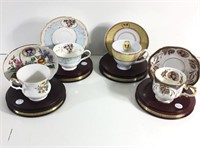 Collection of Honor Society Cup and Saucers