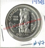 CANADIAN 1958 SILVER DOLLAR