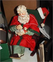 Viintage Sleeping Santa 8" Christmas Decor
