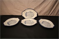 Louisville Stoneware Hot Brown Dishes with Recipe