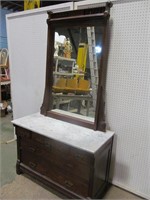 Marble Top Dresser--Not original Mirror