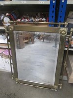 Antique Metal Mirror