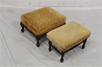 2pc Antique Footstools