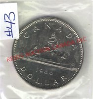 CANADIAN 1986 SILVER DOLLAR