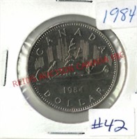 CANADIAN 1984 SILVER DOLLAR