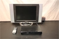 Samsung Television and DVD Player