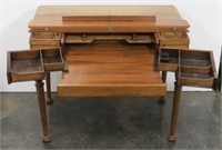 Antique 1919 Unique Schimmel Writing Desk Table
