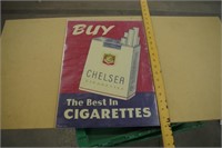 Chelsa Cigarette sign as found