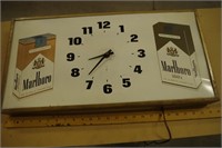 Marlboro Cigarette Clock