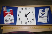 Cigarette Clock Marlboro and Parliament