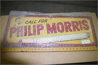 Phillip Morris Sign as found