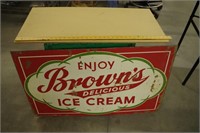 Browns Ice Cream Sign