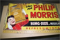 Phillip Morris Cigarette Sign