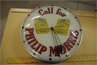 Phillip Morris Cigarette Clock
