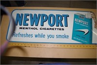 Newport Cigarette Sign