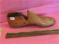 Vintage, Wooden Cobbler's Shoe Mold