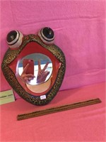 Wall Hanging Frog Mouth Mirror